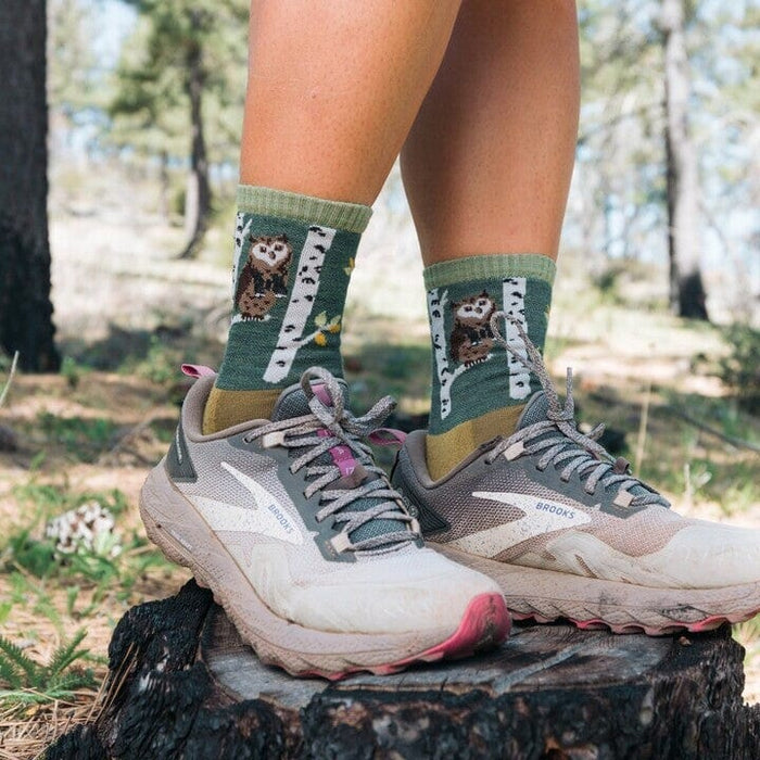 DARN TOUGH CRITTER CLUB MICRO CREW LIGHTWEIGHT HIKING SOCK WOMEN'S Apparel Darn Tough 