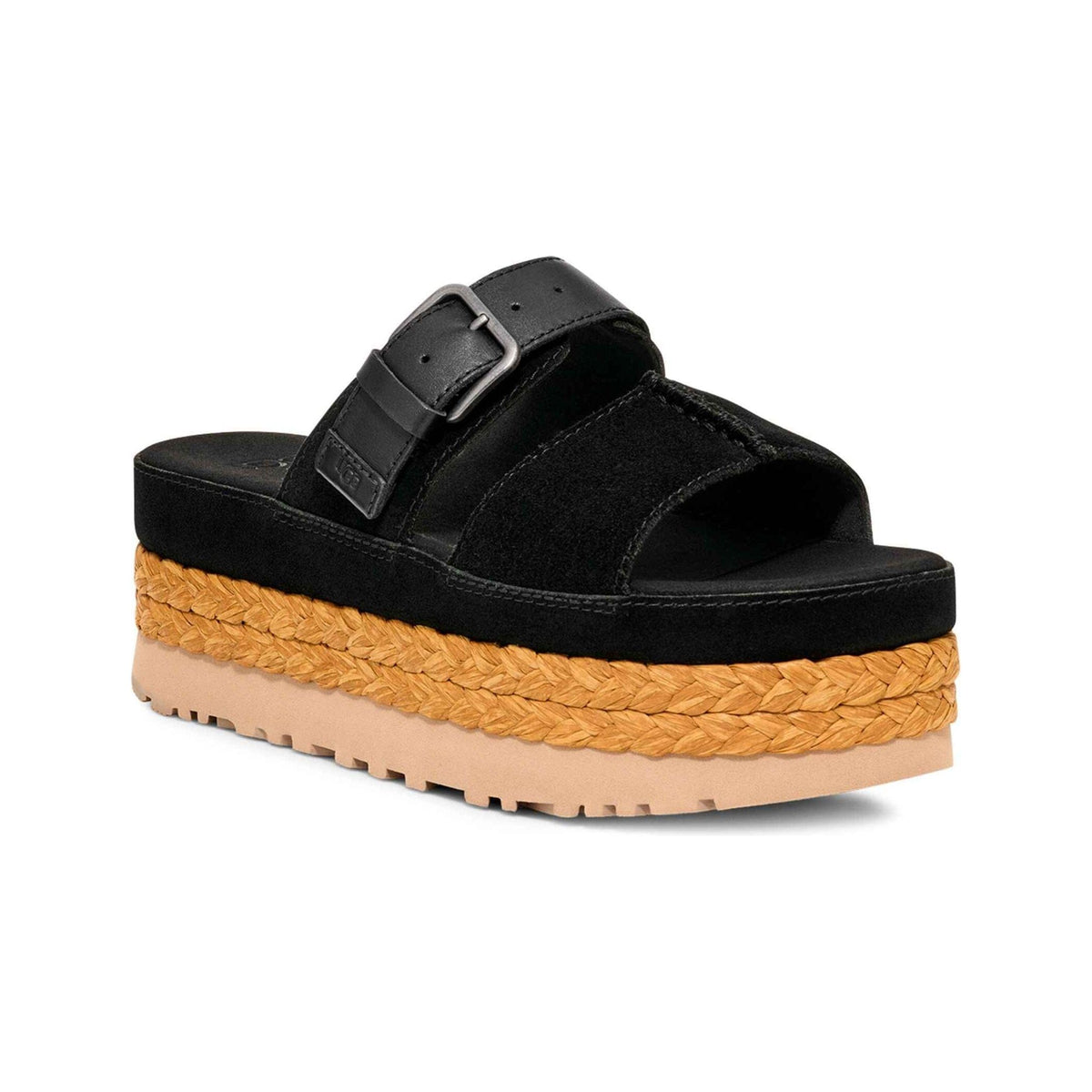 UGG AUBREY SLIDE | SUEDE LEATHER PLATFORM SLIDE | DANFORM SHOES