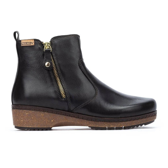 MID SIDE ZIP BOOT WOMEN'S BOOTS PIKOLINOS BLACK 36 