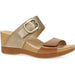 SHANNON SANDAL WOMEN'S SANDALS Dansko GOLD/TAN 36 