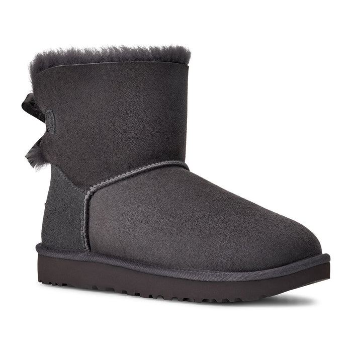 UGG MINI BAILEY BOW II WOMEN'S WOMEN'S BOOTS Ugg OBSIDIAN 5 