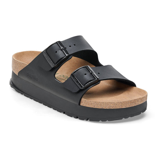 BIRKENSTOCK ARIZONA FLEX PLATFORM Sandals Birkenstock BLACK BIRKO-FLOR 36 Medium/Narrow