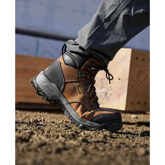 KEEN EVANSTON 6" WATERPROOF BOOT CARBON TOE MEN'S MEDIUM AND WIDE Boots Keen Work 