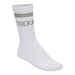 COTTON CREW STRIPE SOCKS BIRKENSTOCK WHT/PURE SAGE S 