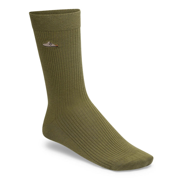 COTTON RIBBED SOCKS BIRKENSTOCK PINE GREEN S 