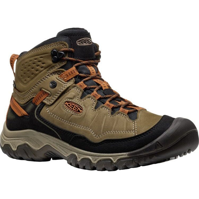 KEEN TARGHEE IV WATERPROOF HIKING BOOT MEN'S MEDIUM AND WIDE Boots Keen SEA TURTLE/ROASTED PECAN 7 M