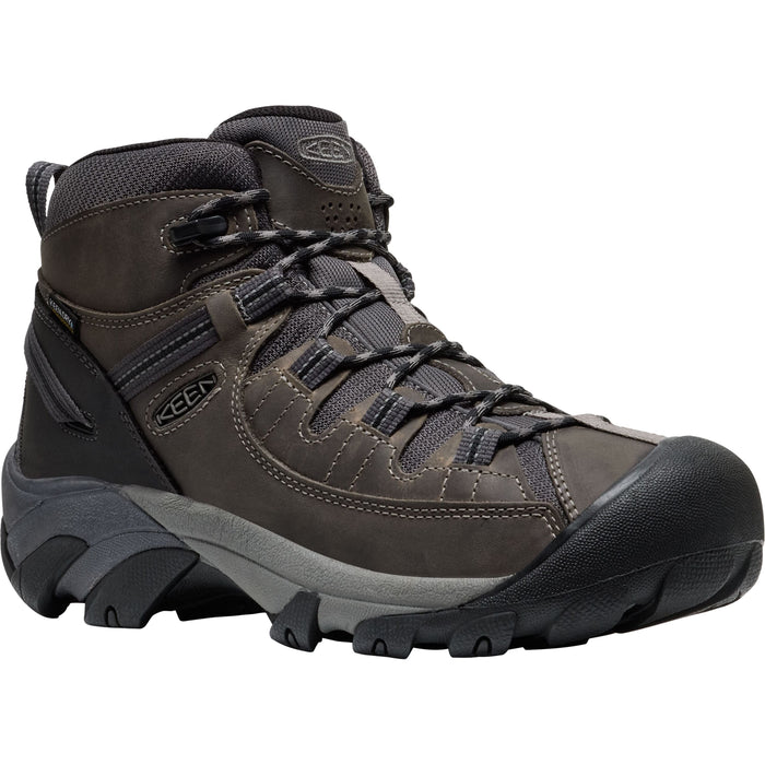 KEEN TARGHEE II MID WATERPROOF HIKING BOOT MEN'S Boots Keen STEEL GREY/BLK 7 