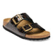 BIRKENSTOCK ARIZONA CROC-EMBOSSED LEATHER WOMENS Sandals Birkenstock EMB ANIMAL BLK 36 N