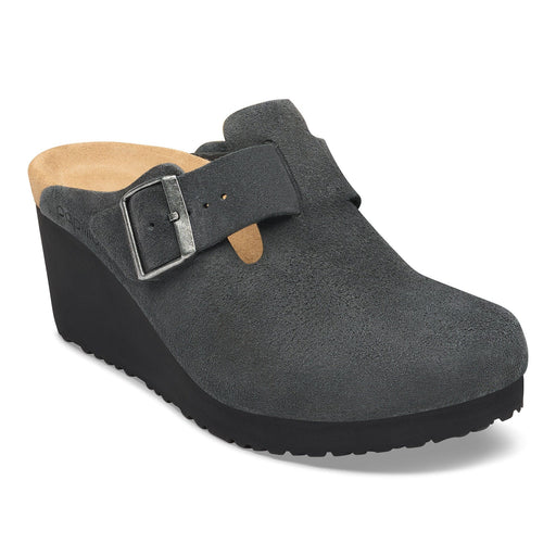 BIRKENSTOCK FANNY SUEDE Clogs Birkenstock CHARCOAL SDE 36 Medium/Narrow