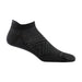 DARN TOUGH RUN NO SHOW TAB NO CUSHION ULTRA-LIGHTWEIGHT RUNNING SOCK MEN'S Apparel Darn Tough BLACK M 