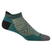 DARN TOUGH RUN NO SHOW TAB NO CUSHION ULTRA-LIGHTWEIGHT RUNNING SOCK MEN'S Apparel Darn Tough TEAL M 