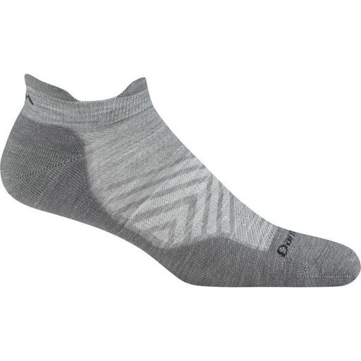 DARN TOUGH RUN NO SHOW TAB CUSIHONED ULTRA-LIGHTWEIGHT RUNNING SOCK MEN'S Apparel Darn Tough GRAY M 