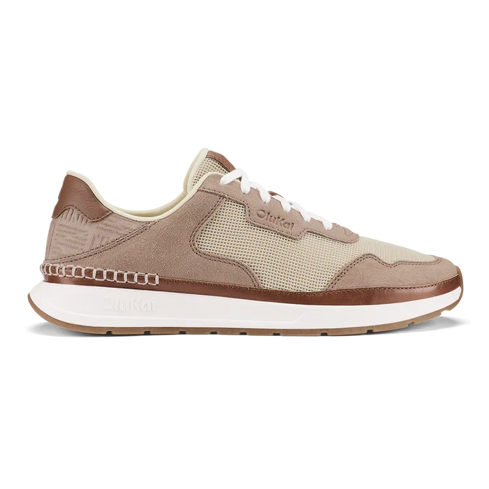 OLUKAI KOKE MEN'S Sneakers & Athletic Shoes Olukai ECRU/TAUPE GREY 7 