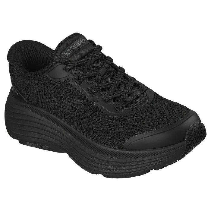 SKECHERS WORK SLIP-RESISTANT: MAX CUSHIONING ENDEAVOR - SERLAH WOMEN'S Sneakers & Athletic Shoes SKECHERS BLK 5 
