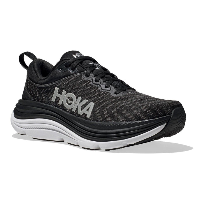 HOKA GAVIOTA 5 WOMEN'S MEDIUM AND WIDE Sneakers & Athletic Shoes HOKA BLACK/WHITE 5 B (REGULAR)