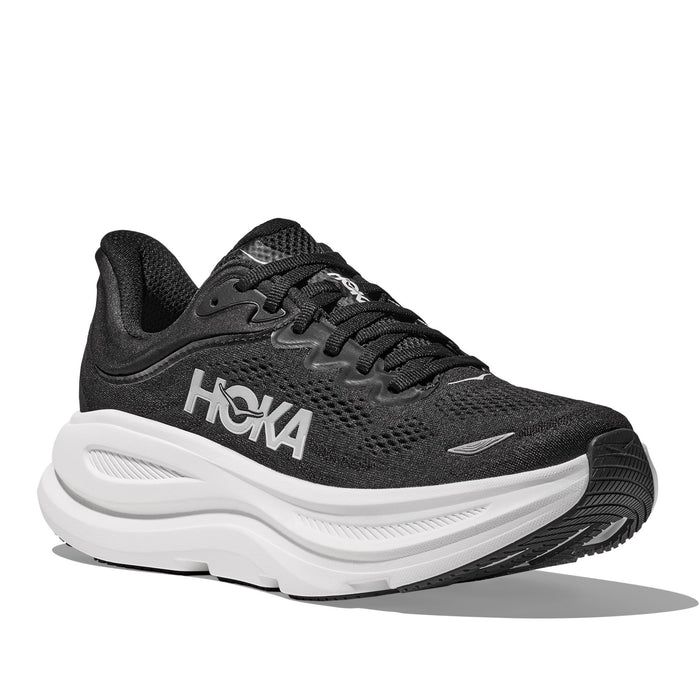 HOKA BONDI 9 WOMEN'S MEDIUM AND WIDE - will publish when more inventory arrives Sneakers & Athletic Shoes HOKA BLACK/WHITE 5 B (Regular)