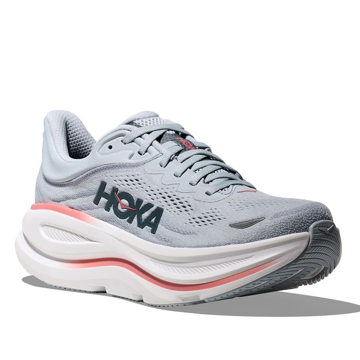 HOKA BONDI 9 WOMEN'S MEDIUM AND WIDE Sneakers & Athletic Shoes HOKA MINERAL BLUE/WASH BLU 5 B (Regular)