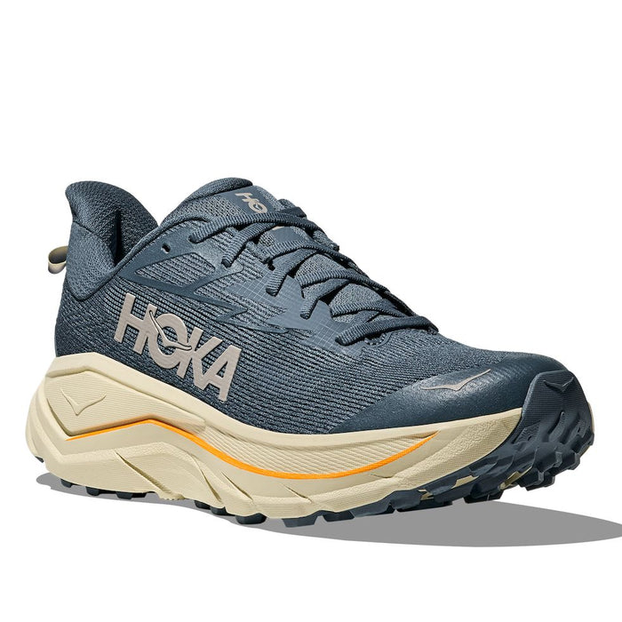 HOKA CHALLENGER 8 MEN'S MEDIUM AND WIDE Sneakers & Athletic Shoes HOKA FADED NAVY/PAMPASS GRASS 7 D