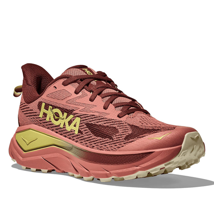 HOKA CHALLENGER 8 WOMEN'S MEDIUM AND WIDE Sneakers & Athletic Shoes HOKA BLUSH/DARK CEDAR 5 B