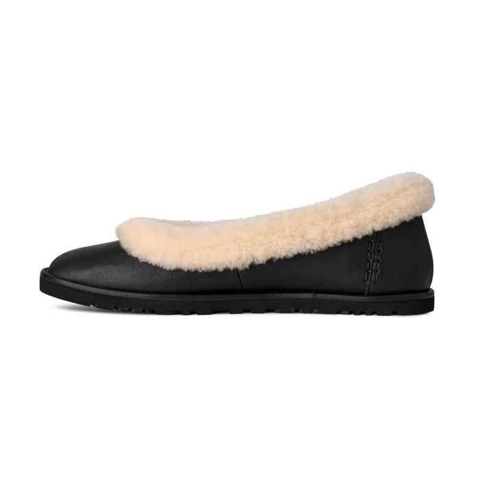 W ZORA LEATHER FLAT WOMEN'S CASUAL Ugg 