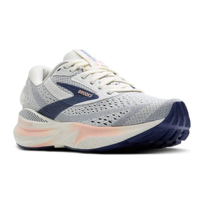 BROOKS ADRENALINE GTS 24 WOMEN'S MEDIUM AND WIDE Sneakers & Athletic Shoes Brooks GRY/BLUE RIB/PEACH 5 B