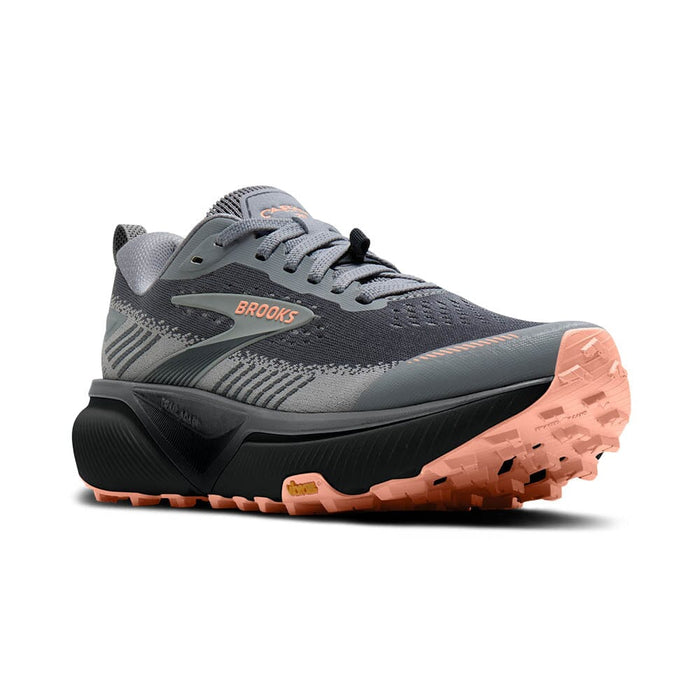 BOOKS CASCADIA 20 WOMENS - description from cascadia 18 Sneakers & Athletic Shoes Brooks GREY/GREY/PEACH 5 B