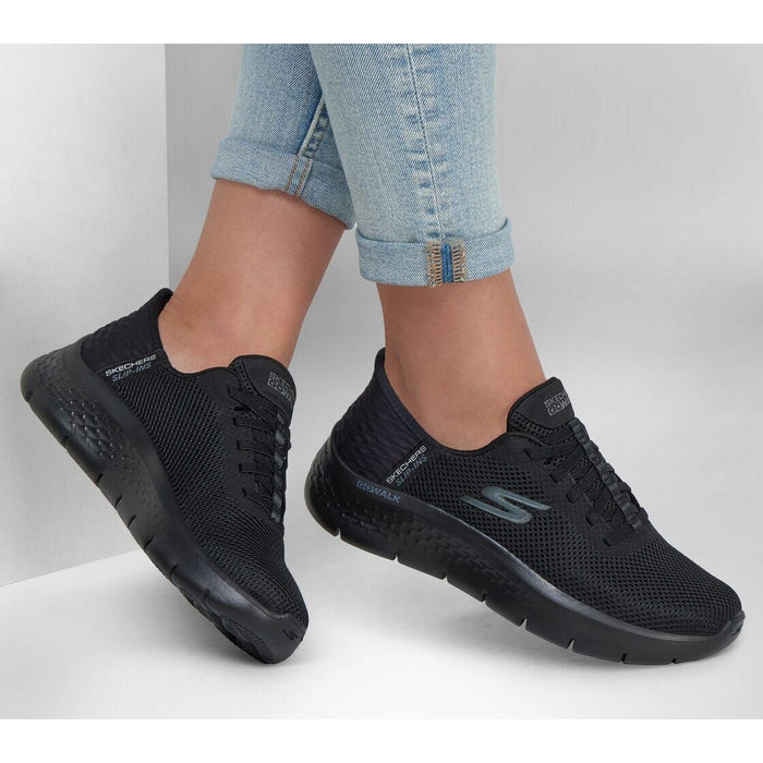 SKECHERS SLIP-INS: GO WALK FLEX-GRAND ENTRANCE WOMEN'S MEDIUM AND WIDE Sneakers & Athletic Shoes SKECHERS 