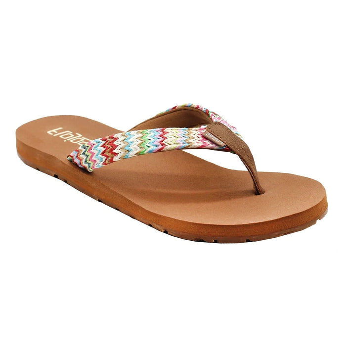 FLOJOS JUNO WEAVE WOMEN'S Sandals Flojos NATURAL/MULTI 6 