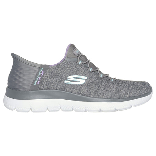 SKECHERS SLIP-INS: SUMMITS -DAZZLING HAZE WOMEN'S Sneakers & Athletic Shoes SKECHERS GRY/MULTI 5 M