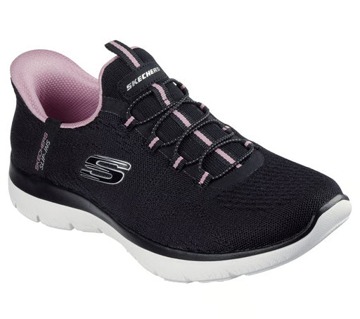 SKECHERS SLIP INS: SUMMITS-DREAM CHASER Sneakers & Athletic Shoes SKECHERS BLK/MAUVE 5 M