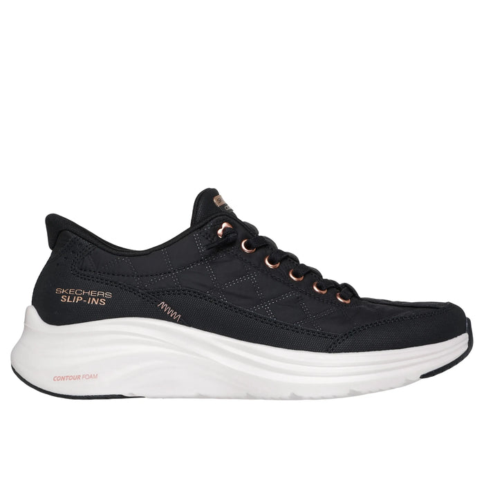 SKECHERS SLIP-INS: CONTOUR FOAM - COZY FIT GOLDEN HOUR WOMEN'S MEDIUM AND WIDE Sneakers & Athletic Shoes SKECHERS 