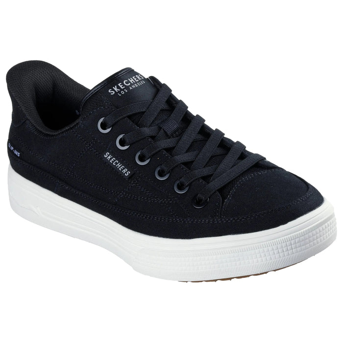 SKECHERS SLIP_INS: ARCH FIT ARCADE-SEE YA THERE MEN'S MEDIUM AND WIDE MEN'S CASUAL SKECHERS BLACK 7 M