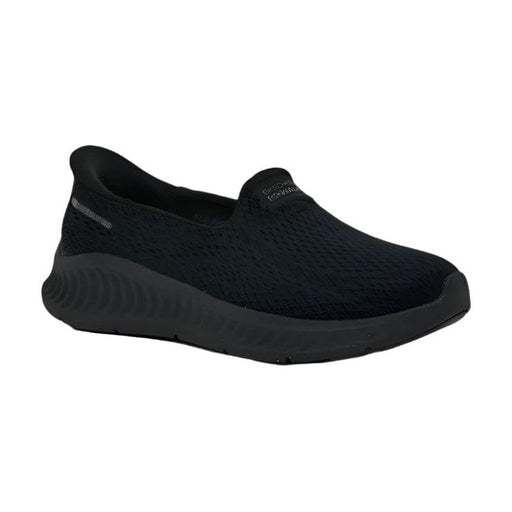 SKECHERS SLIP-INS: GO WALK NOW-IVY WOMEN'S MEDIUM AND WIDE Sneakers & Athletic Shoes SKECHERS BLACK/BLACK 5 M