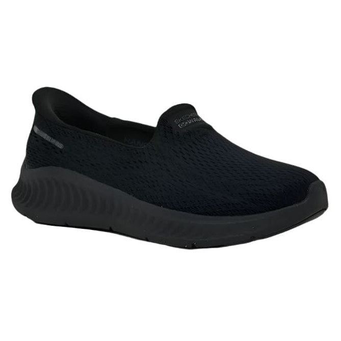 SKECHERS SLIP-INS: GO WALK NOW-IVY WOMEN'S MEDIUM AND WIDE Sneakers & Athletic Shoes SKECHERS BLACK/BLACK 5 M