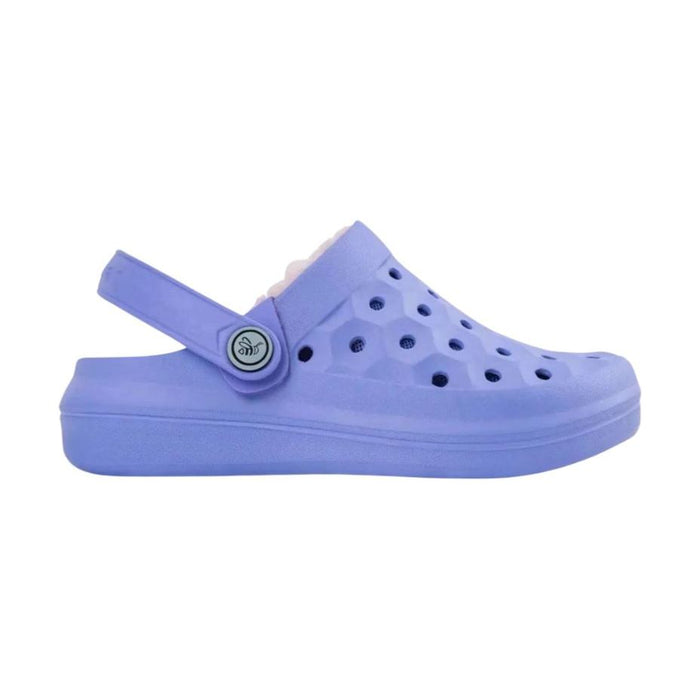 JOYBEES VARSITY LINED CLOG KIDS' - FINAL SALE! Clogs Joybees BLUE IRIS/NEW PNK 6 