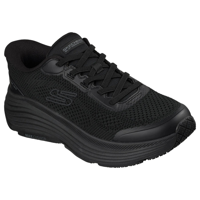 SKECHERS SLIP-INS WORK SLIP RESISTANT MAX CUSHIONING ENDEAVOR SHOUKA SR Sneakers & Athletic Shoes SKECHERS BLK 7 