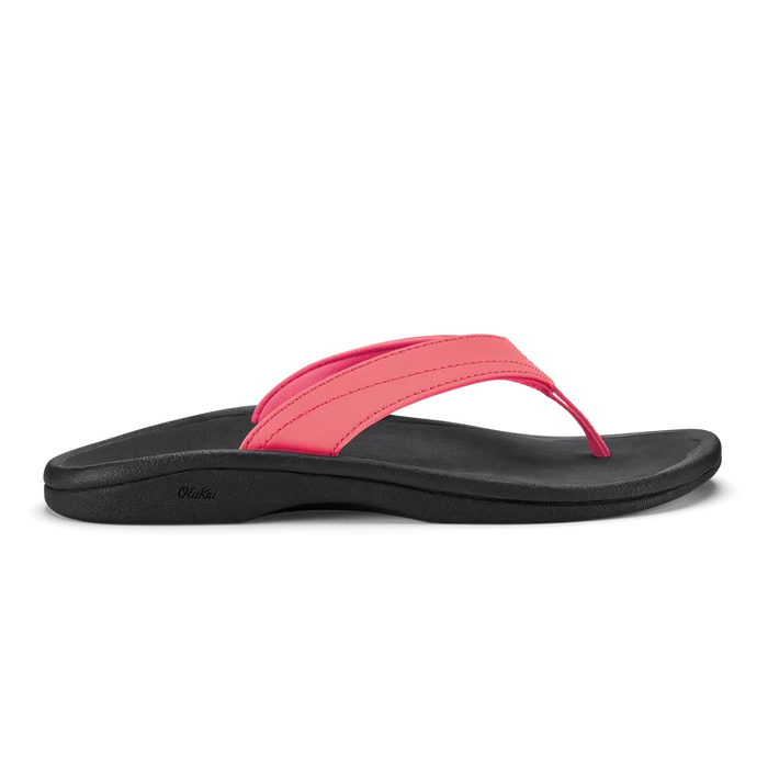 OLUKAI OHANA WOMEN'S Sandals Olukai HOT PINK/BLK 5 