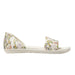 JOYBEES FRIDAY FLAT SOLID Sandals Joybees BONE SUMMER FLORAL 5 