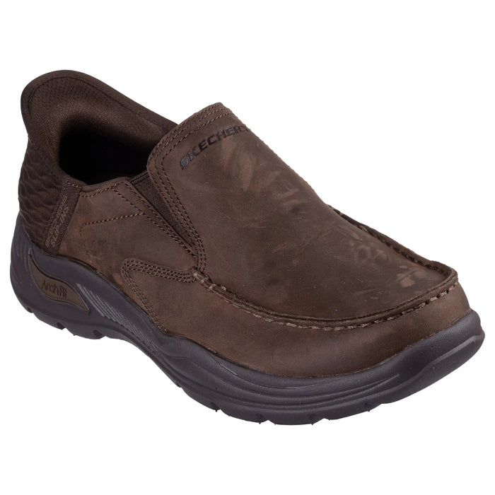 SKECHERS SLIP-INS: ARCH FIT MOTLEY-MILO MEN'S MEDIUM AND WIDE SKECHERS SLIP-INS: ARCH FIT MOTLEY-MILO MEN'S MEDIUM AND WIDE