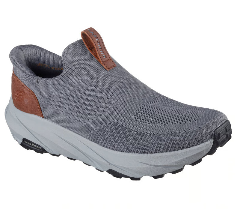 SKECHERS SLIP-INS: RELAXED FIT CONNER MILTON MEN'S Sneakers & Athletic Shoes SKECHERS GREY 8 
