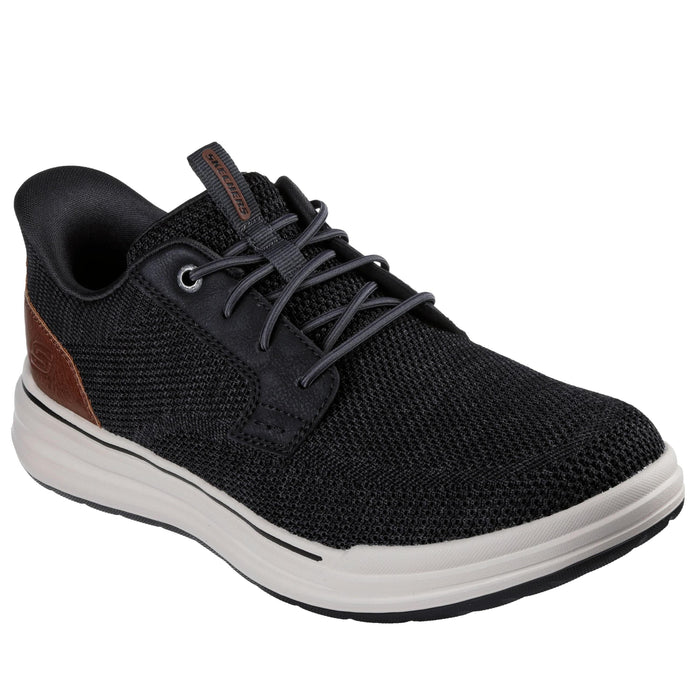 SKECHERS SLIP-INS RELAXED FIT: STERLING-RAMONE MEN'S MEDIUM AND WIDE Sneakers & Athletic Shoes SKECHERS BLACK 7 M