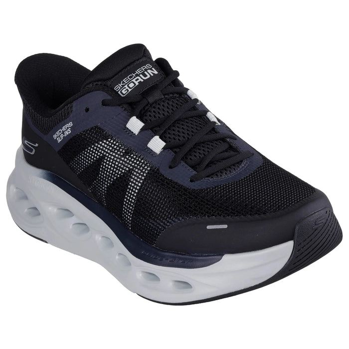 SKECHERS SLIP-INS: MAX CUSHIONING GLIDE STEP-ABERDEEN MEN'S MEDIUM AND WIDE MEN'S ATHLETICS SKECHERS BLACK/GRAY 7 M
