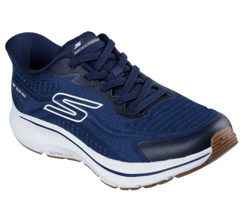 SKECHERS SLIP-INS: GO RUN CONSISTENT 2.0 - LOCKHART MEN'S MEDIUM AND WIDE Sneakers & Athletic Shoes SKECHERS NVY/WHT 7 M