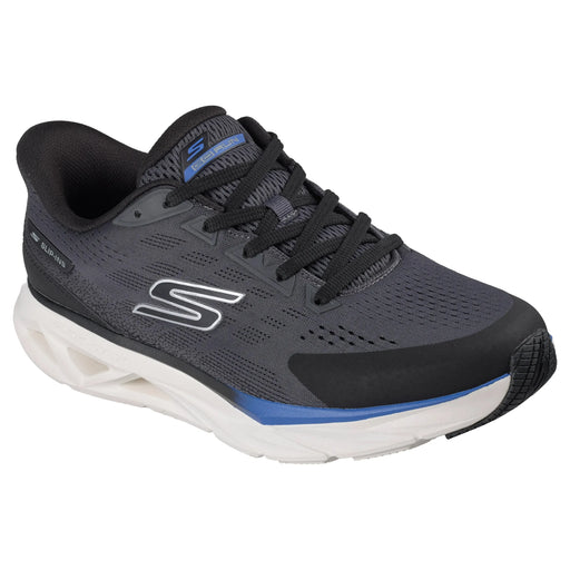 SKECHERS SLIP-INS: GLIDE-STEP VORTEX MEN'S MEDIUM AND WIDE Sneakers & Athletic Shoes SKECHERS BLK/CHARCOAL 7 M
