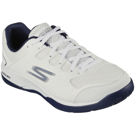 SKECHERS RELAXED FIT VIPER COURT PICKBALL MEN'S Sneakers & Athletic Shoes SKECHERS WHITE/NAVY 7 MEDIUM