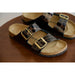 BIRKENSTOCK ARIZONA BLACK EMBOSSED Sandals Birkenstock 