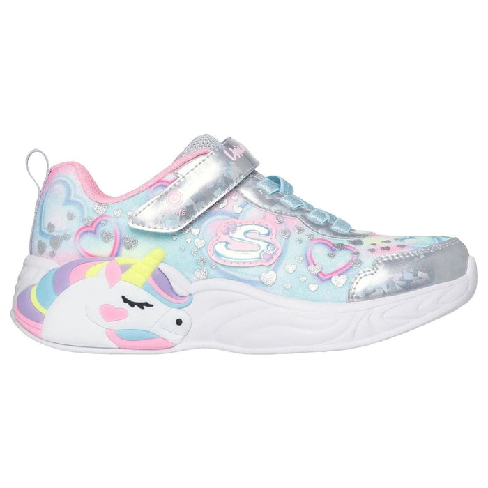 SKECHERS S-LIGHTS: UNICORN DREAMS-HEART SPARKLES KIDS' CHILDREN'S ATHLETICS SKECHERS 