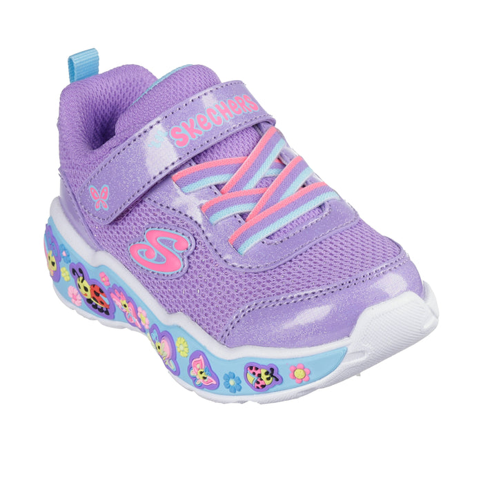 PLAY SCENE-FUN SQUAD INFANT'S SHOES SKECHERS PURPLE/MULTI 5 M