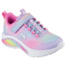 SKECHERS S-LIGHTS: RAINBOW CRUISERS-RAINBOW REFLECTION CHILDREN'S ATHLETICS SKECHERS LAVENDER/MULTI 11 M
