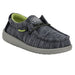 HEY DUDE WALLY YOUTH STRETCH Sneakers & Athletic Shoes Hey Dude NAVY 11 M